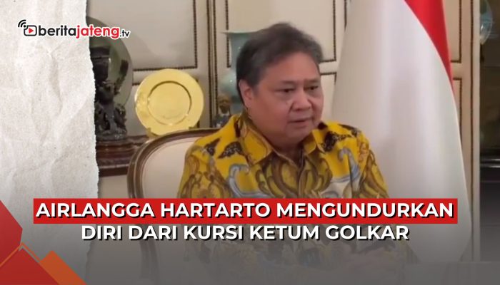 Video Mundur dari Kursi Ketua Umum Golkar, Airlangga Hartarto: Menjaga Keutuhan Partai
