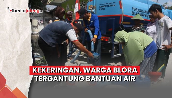 Video Kekeringan Blora Meluas, Warga Bergantung Bantuan Air Bersih