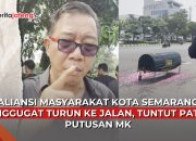 Video Demo Aliansi Masyarakat Kota Semarang Menggugat, Usung Keranda Simbol Matinya Demokrasi