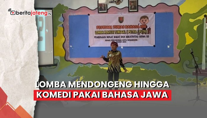 Video Siswa SD Adu Skill Lomba Mendongeng dan Komedi Pakai Bahasa Jawa