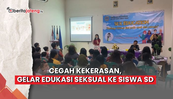 Video Cegah Kekerasan, SD Mataram Gelar Edukasi Seksual ke Siswa