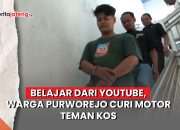 Video Belajar dari Youtube, Warga Purworejo Curi Motor Teman Kos