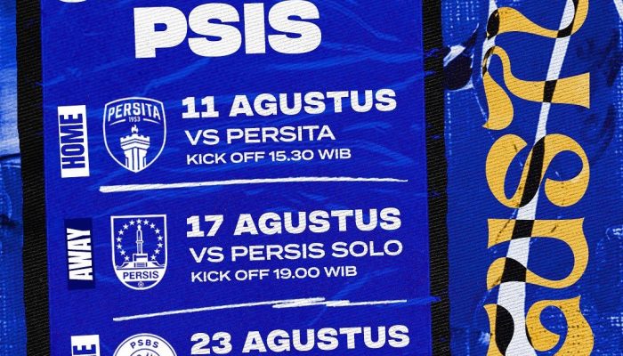 Tak Ada Uji Coba Lagi, Ini Jadwal Laga Awal PSIS Semarang di Liga 1 2024/2025 Bulan Agustus