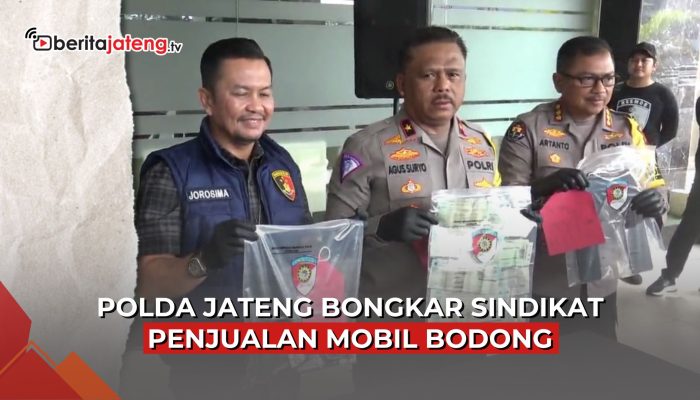 Video Polda Jateng Bongkar Sindikat Penjualan Mobil Bodong