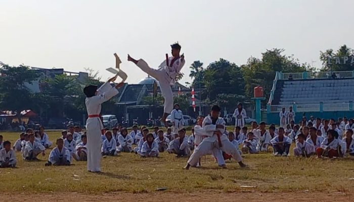 Latber Antar Dojang Guna Meningkatkan Softskill, Atlet Taekwondo Blora Unjuk Kebolehannya