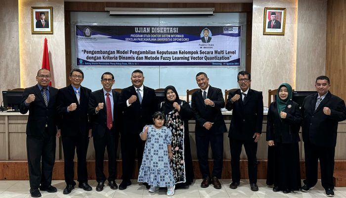 Kisah Pradityo Utomo, Lulusan Doktor Prodi Sistem Informasi ke-8 di Undip dengan IPK Sempurna