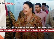 Video Fix! Agustina-Iswar Maju Pilwalkot Semarang, Daftar Diantar 2.500 Orang