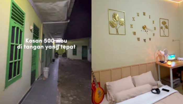 Viral Kamar Kos Harga Rp500 Ribu Perbulan Tapi Isinya Bikin Takjub!