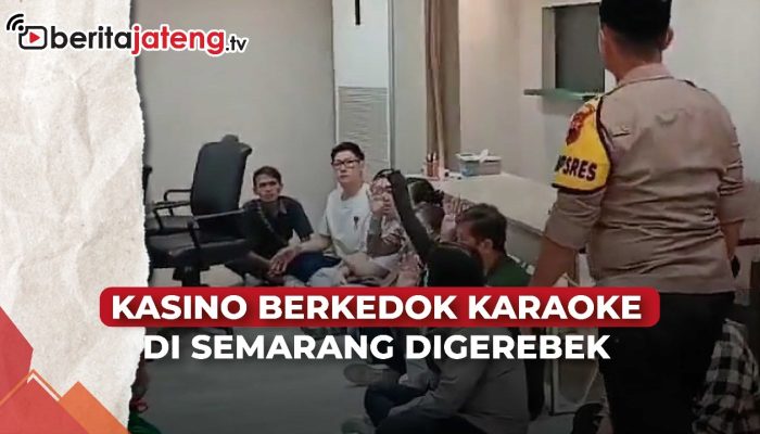 Video Kasino Semarang Digerebek, Polisi Amankan Uang Judi Rp1,25 Miliar