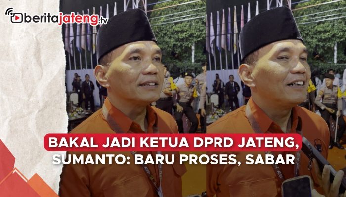 Video Bakal jadi Ketua DPRD Jateng, Sumanto: Baru Proses, Sabar