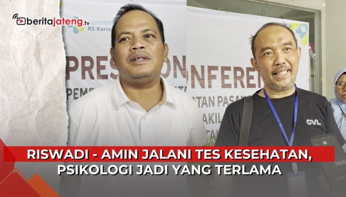 Video Pasangan Riswadi-Amin Jalani Tes Kesehatan di RSUP dr Kariadi Semarang