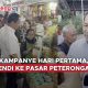 Hendi kampanye ke pasar tradisional