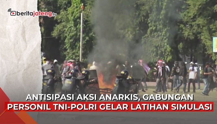 Video Antisipasi Aksi Anarkis, TNI-Polri Gelar Simulasi Kerusuhan Pilkada
