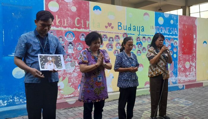 Sambut Kunjungan Paus Fransiskus ke Indonesia, Siswa di Semarang Sukacita Doa Lintas Agama