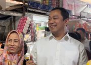 Hari Pertama Kampanye, Hendrar Prihadi Blusukan ke Pasar Peterongan Semarang, Pedagang Mengeluh Sepi