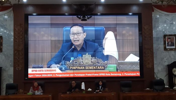 Rapat Paripurna Perdana Setelah Dilantik, DPRD Kota Semarang Bentuk Tujuh Fraksi