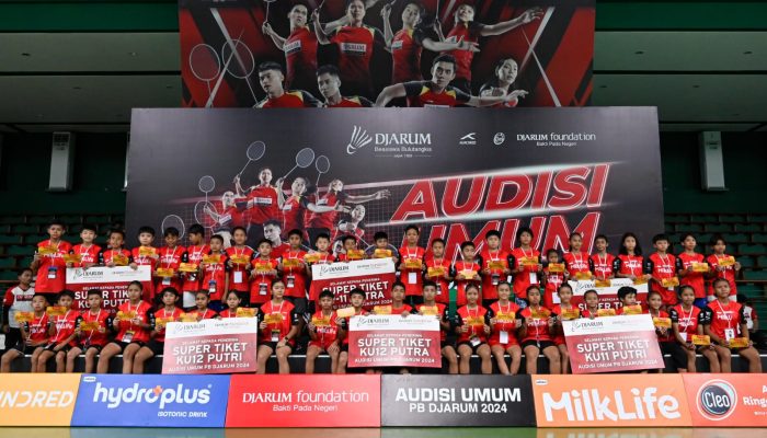 Audisi Umum PB Djarum 2024, 46 Talenta Muda Raih Super Tiket, Ini Daftarnya