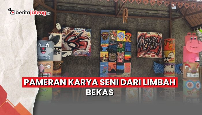 Video Pameran Karya Seni dari Limbah Bekas di Klub Merby