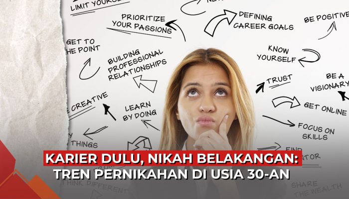 Video Karier Dulu Nikah Belakangan, Tren Pernikahan di Usia 30 an