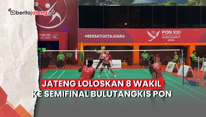 Video Jateng Loloskan 8 Wakil ke Semifinal Bulutangkis PON