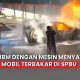 mobil terbakar Blora