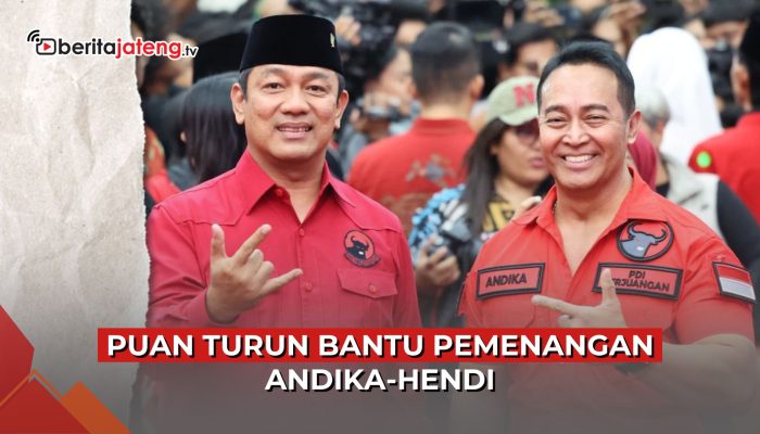 Video Puan Maharani Turun Gunung Bantu Pemenangan Andika-Hendi