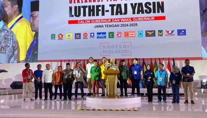 15 Partai Politik Usung Luthfi-Yasin di Pilgub Jateng, Pede Dapat 14,7 Juta Suara