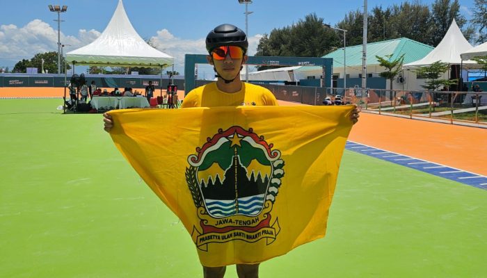 Akhirnya! Sepatu Roda Sumbang Emas Pertama Jawa Tengah di PON 2024