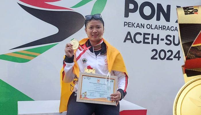 Tampil Perkasa, Atlet Jateng Atinna Raih Emas Lempar Lembing Putri PON 2024 dan Pecahkan Rekor