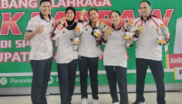 Bermain Lepas, Tim Sepak Takraw Putri Jateng Sumbang Emas di PON 2024