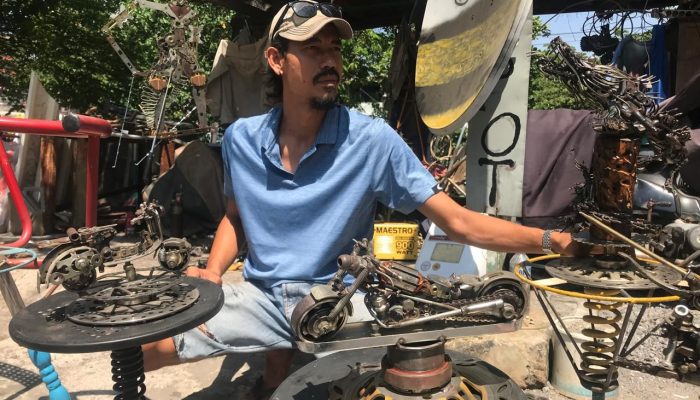 Manfaatkan Limbah Logam, Tukang Las di Semarang Ini Mampu Raup Cuan Jutaan Rupiah