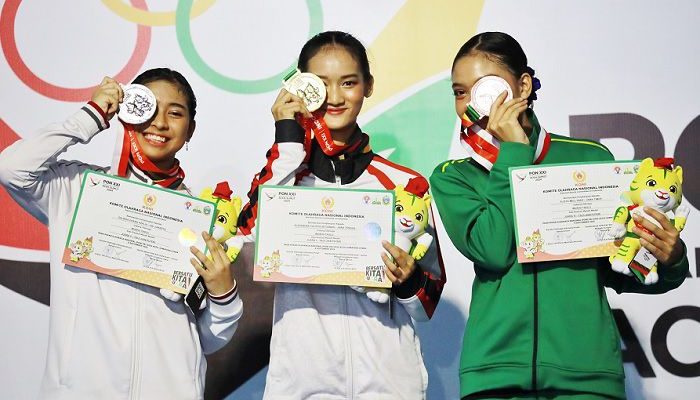 Akhiri Puasa Medali 20 Tahun, Atlet Jateng Calista Sumbang Emas Pertama Wushu Taulo Sejak PON 2004