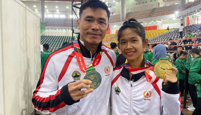 Cinta Bersemi di Wushu Jateng, Pasutri Ini Kawinkan Medali Emas PON 2024: Kado Spesial untuk Anak