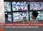 Video Mencengangkan, Omset Kasino Tersembunyi di Semarang Capai Rp1,25 Miliar