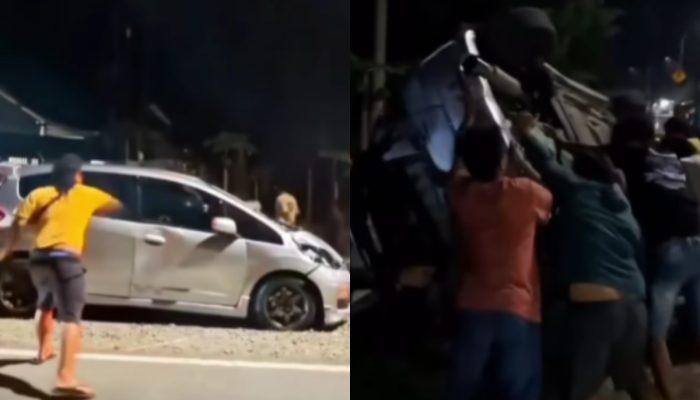 Kronologi Mobil Jazz Diamuk Massa di Kebumen Viral, Diduga Tabrak Lari