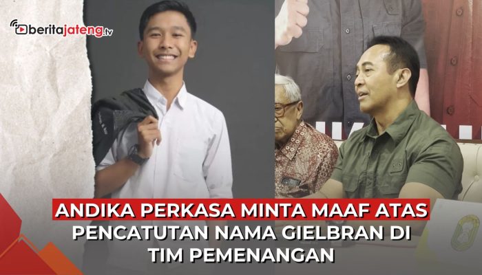 Video Andika Sebut Nama Gielbran Tak Lagi Ada di Jajaran Timses