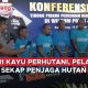 blandong pelaku pencurian kayu Perhutani