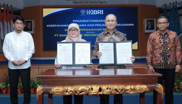 Perkuat Sinergi dengan Badan Kepegawaian Negara, BRI Tingkatkan Layanan Perbankan Pegawai