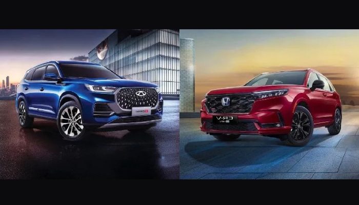 Komparasi Harga dan Spesifikasi Chery Tiggo 8 vs Honda CR-V, Lebih Sip yang Mana?
