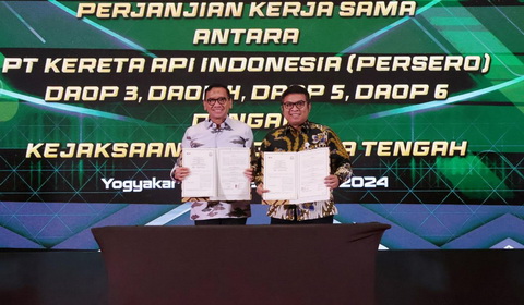 KAI Jalin Kerja Sama dengan Kejaksaan Tinggi Jawa Tengah dalam Penanganan Masalah Hukum