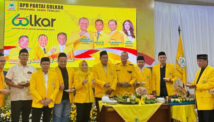 HUT Ke-60 Partai Golkar, DPD Jateng Targetkan Kemenangan 60 Persen di Pilgub dan Pilkada