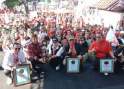 Deklarasi Akbar Relawan Agustina-Iswar Raih Rekor Leprid