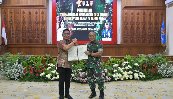 Penutupan Program TMMD Sengkuyung IV Tahun 2024, Kontribusi Nyata Untuk Kota Semarang