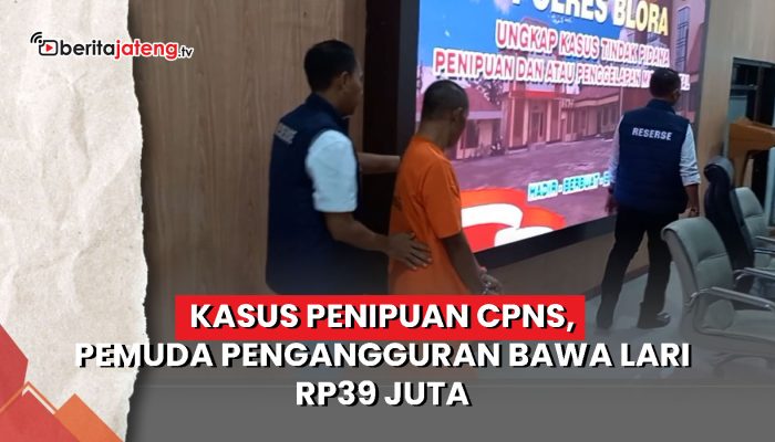 Video Kasus Penipuan CPNS, Pemuda Pengangguran Bawa Lari Rp39 Juta