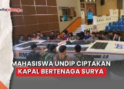 Video Mahasiswa Undip Ciptakan Kapal Tenaga Surya