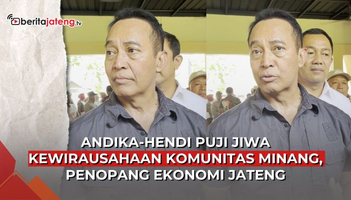 Video Andika-Hendi Puji Jiwa Kewirausahaan Komunitas Minang, Penopang Ekonomi Jateng