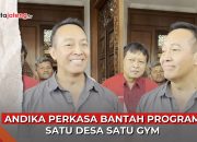 Video Andika Perkasa Bantah Program Jateng Bugar, Satu Desa Satu Gym