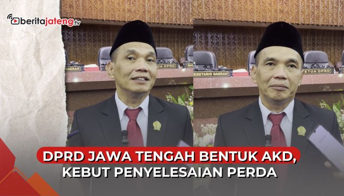 Video AKD DPRD Jawa Tengah Terbentuk, Kebut Penyelesaian Perda
