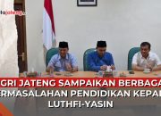 Video PGRI Jawa Tengah Sampaikan Permasalahan Pendidikan ke Luthfi-Yasin