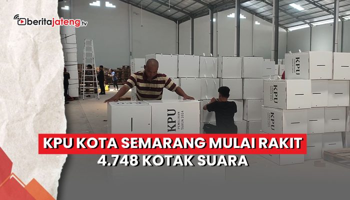 Video KPU Kota Semarang Mulai Rakit 4.748 Kotak Suara Pilkada